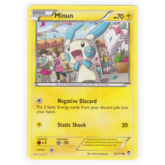 Pokemon - XY Furious Fists - Minun - 32/111