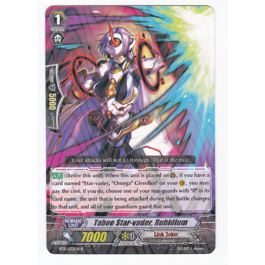 CFV - Infinite Rebirth - Taboo Starvader Rubidium - 32/102