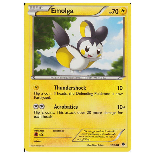 Pokemon - Black & White - Emerging Powers - Emolga 32/98