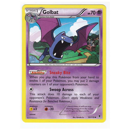 Pokemon - XY Phantom Forces - Golbat - 32/119