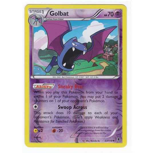 Pokemon - XY Phantom Forces - (Reverse Holo) - Golbat - 32/119