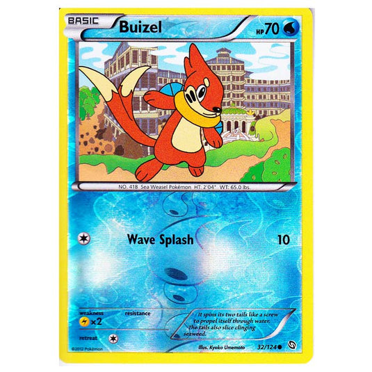 Pokemon - Black & White - Dragons Exalted - (Reverse Holo) Buizel - 32/124