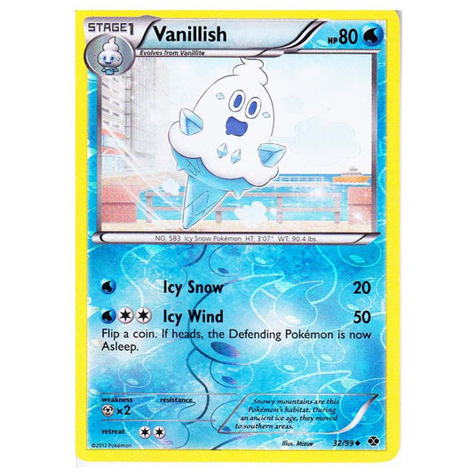 Pokemon - Black & White - Next Destinies - (Reverse Holo) Vanillish 32/99