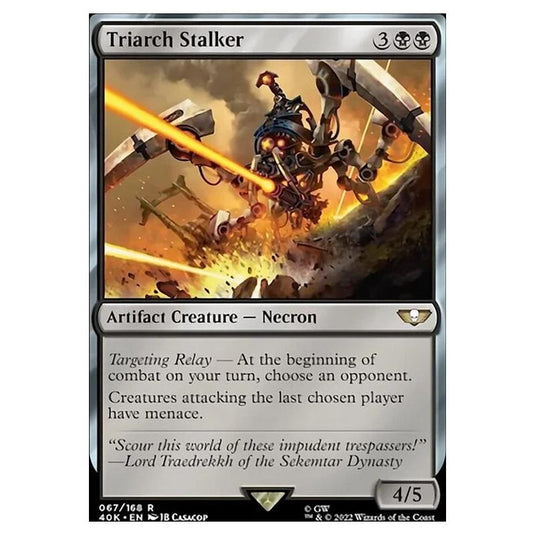 Magic The Gathering - Universes Beyond - Warhammer 40k - Triarch Stalker - 067/168