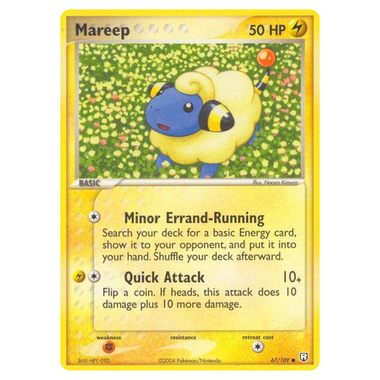 Pokemon - EX Team Rocket Returns - Mareep - 067/109