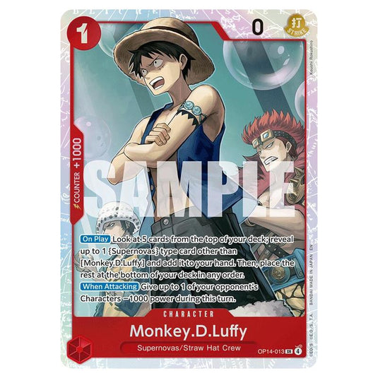 One Piece - OP14 - The Azure Sea's Seven - Monkey.D.Luffy - OP14-013