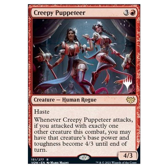 Magic The Gathering - Innistrad: Crimson Vow Promos - Creepy Puppeteer - 151/277
