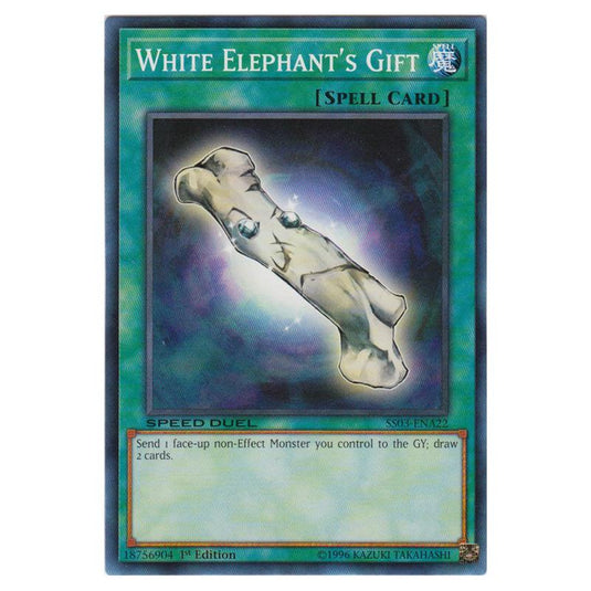 Yu-Gi-Oh! - Speed Duel Starter Decks - Ultimate Predators - White Elephant\'s Gift (Common) SS03-ENA22