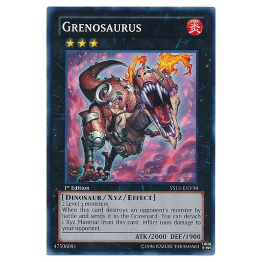 Yu-Gi-Oh! - Super Starter Power-Up Pack - Grenosaurus (Common) YS13-ENV08