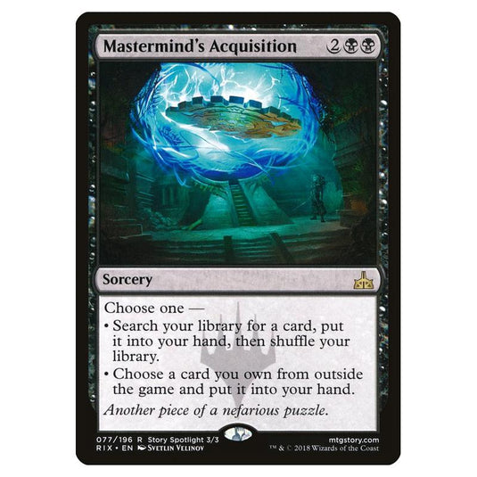 Magic The Gathering - Rivals Of Ixalan - Mastermind\\'s Acquisition - 77/196 (Foil)