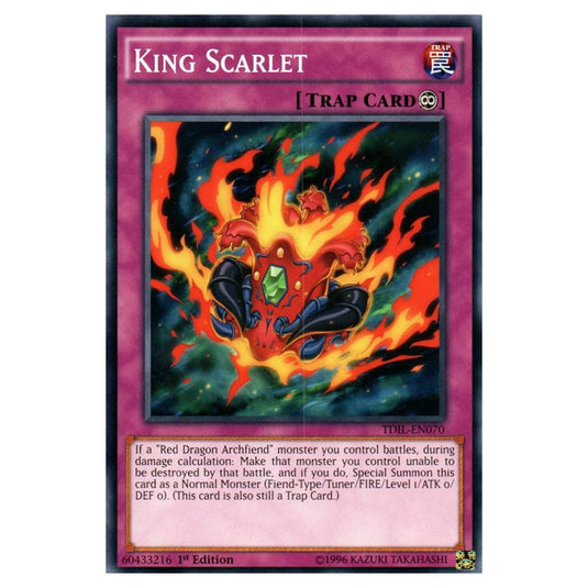 Yu-Gi-Oh! - The Dark Illusion - King Scarlet (Common) TDIL-EN070
