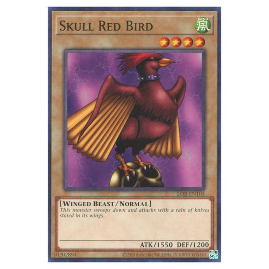 Yu-Gi-Oh! - Legend of Blue Eyes White Dragon (25th Anniversary Edition) - Skull Red Bird (Common) - LOB25-EN105