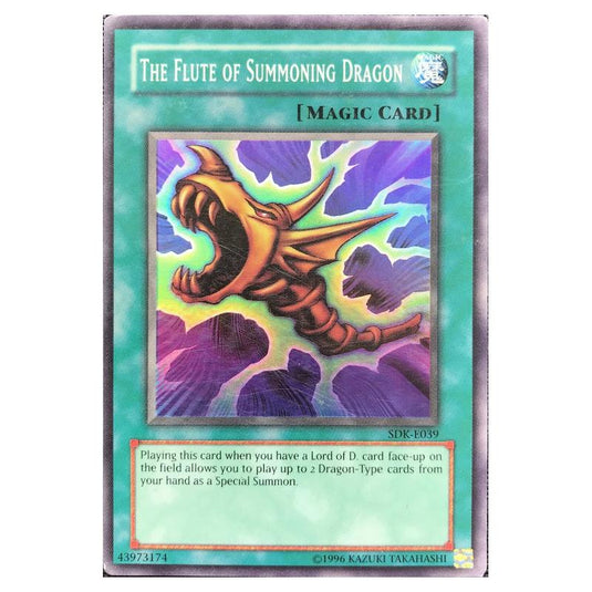 Yu-Gi-Oh! - Starter Deck - Kaiba - The Flute of Summoning Dragon (Super Rare) SDK-E039