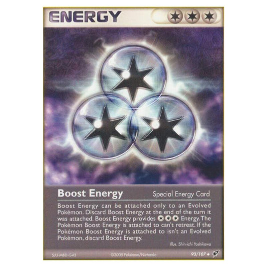 Pokemon - EX Deoxys - Boost Energy - 093/107