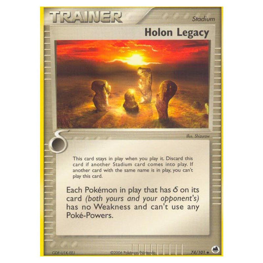 Pokemon - EX Dragon Frontiers - Holon Legacy - 074