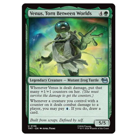 Magic The Gathering - Teenage Mutant Ninja Turtles - Venus, Torn Between Worlds - 0136