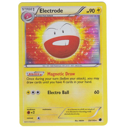 Pokemon - Black & White - Plasma Freeze - Electrode - 33/116