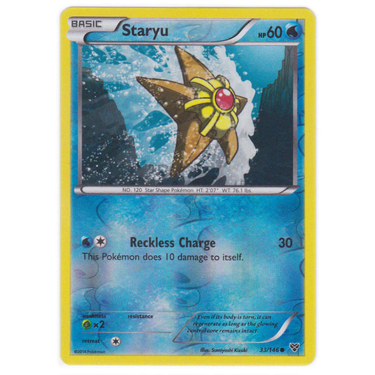 Pokemon - XY Base Set - (Reverse Holo) Staryu - 33/146