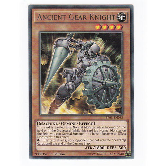 Yu-Gi-Oh! - Battle Pack 3 - Ancient Gear Knight - 33/237