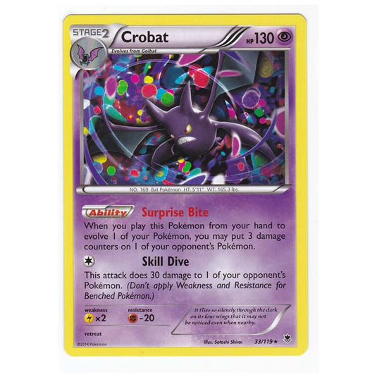 Pokemon - XY Phantom Forces - Crobat - 33/119