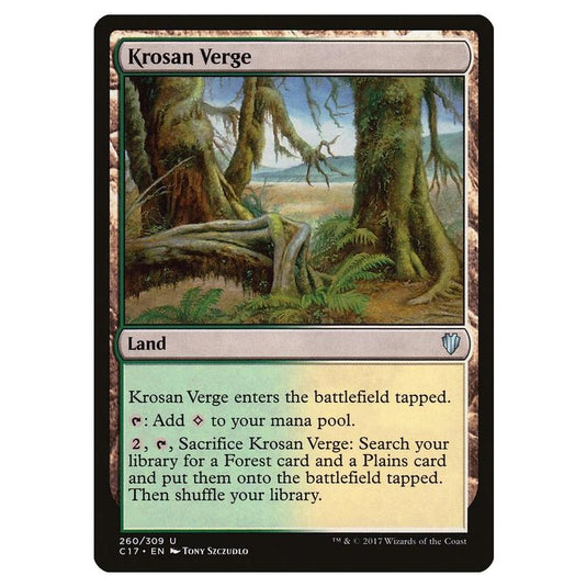 Magic The Gathering - Commander 2017 - Krosan Verge - 260/309