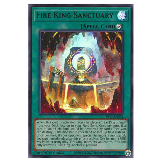 Yu-Gi-Oh! - Structure Deck - Fire Kings - Fire King Sanctuary (Ultra Rare) SR14-EN024