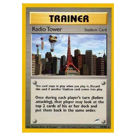 Pokemon - Neo Destiny - Radio Tower - 095/105