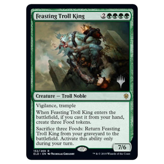 Magic The Gathering - Throne of Eldraine Promos - Feasting Troll King - 152/269