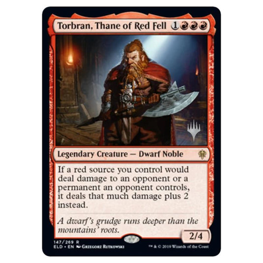 Magic The Gathering - Throne of Eldraine Promos - Torbran, Thane of Red Fell - 147/269