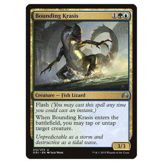 Magic The Gathering - Magic Origins - Bounding Krasis - 212/272 (Foil)
