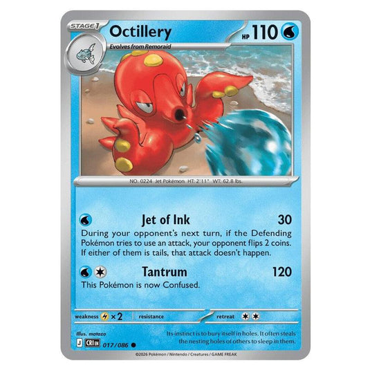 Pokemon - Mega Evolution - Chaos Rising - Octillery - 017/086