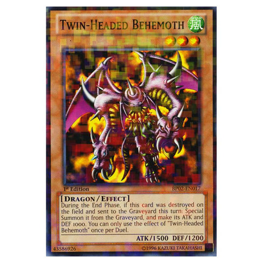 Yu-Gi-Oh! - Battle Pack 2 - War of the Giants - Twin-Headed Behemoth (Mosaic Rare) BP02-EN017