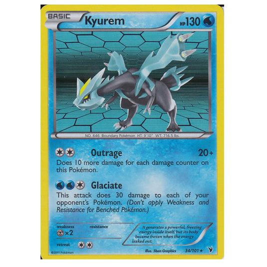 Pokemon - Black & White - Noble Victories - Kyurem 34/101