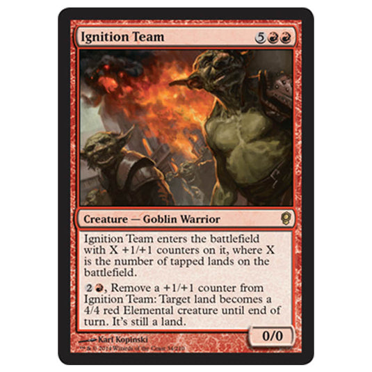 Magic the Gathering - Conspiracy - Ignition Team - 34/210