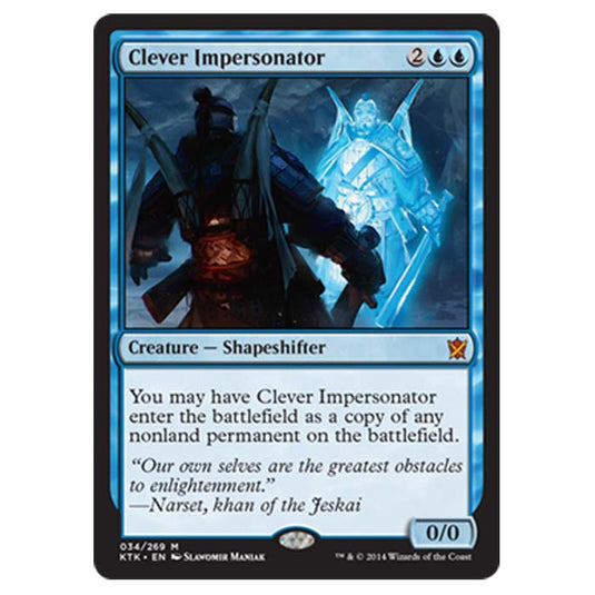 Magic the Gathering - Khans Of Tarkir - Clever Impersonator - 34/269