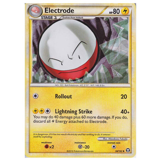 Pokemon - HGSS - Triumphant - Electrode 34/102