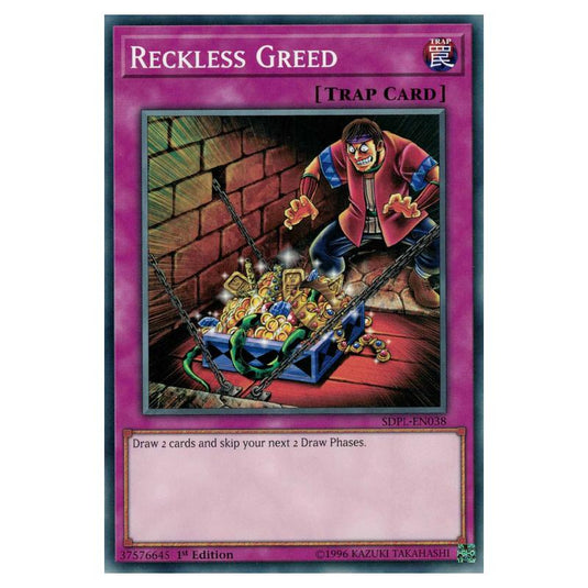 Yu-Gi-Oh! - Structure Deck - Powercode Link - Reckless Greed (Common) SDPL-EN038