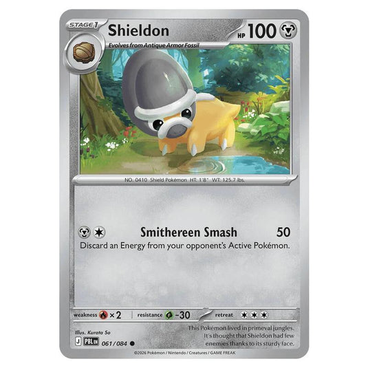 Pokemon - Mega Evolution - Pitch Black - Shieldon - 061/084