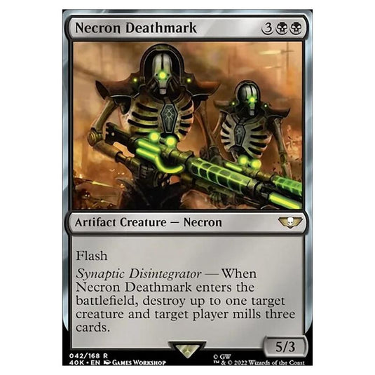 Magic The Gathering - Universes Beyond - Warhammer 40k - Necron Deathmark - 042/168