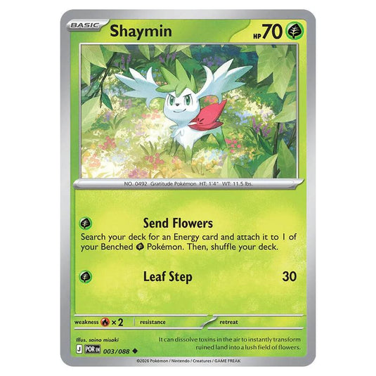 Pokemon - Mega Evolution - Perfect Order - Shaymin - 003/088