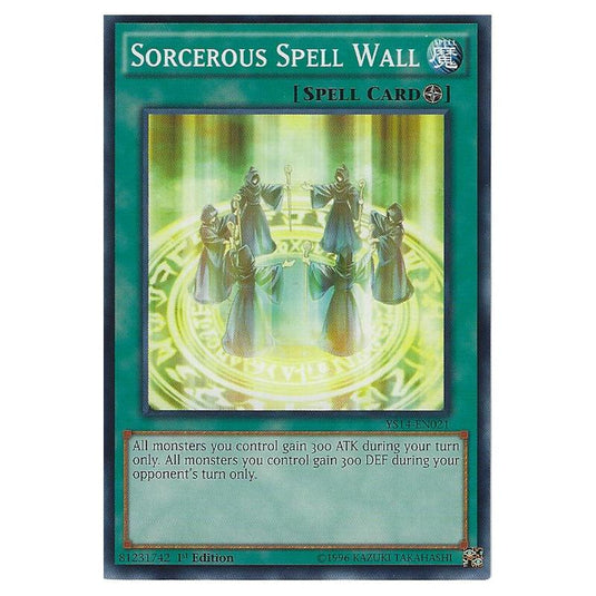 Yu-Gi-Oh! - Super Starter - Space-Time Showdown - Sorcerous Spell Wall (Common) YS14-EN021