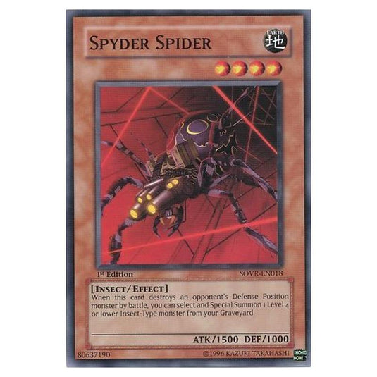 Yu-Gi-Oh! - Stardust Overdrive - Spyder Spider (Common) SOVR-EN018