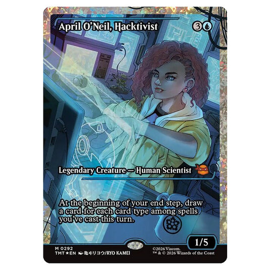 Magic The Gathering - Teenage Mutant Ninja Turtles - April O'Neil, Hacktivist - 0292