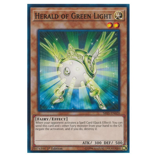 Yu-Gi-Oh! - Structure Deck - Wave of Light - Herald of Green Light (Common) SR05-EN020