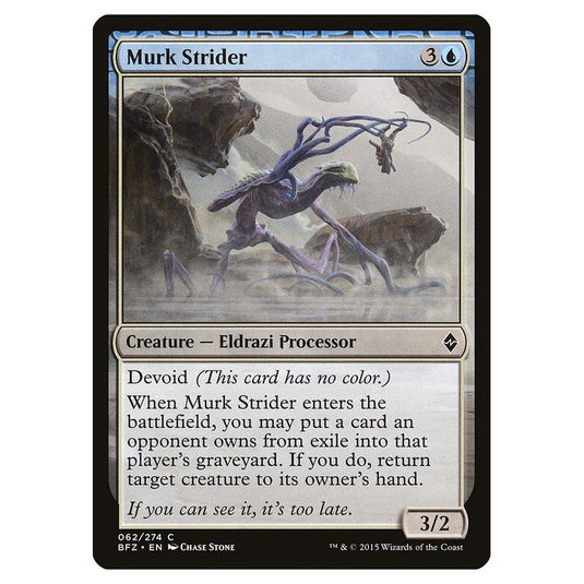 Magic The Gathering - Battle For Zendikar - Murk Strider - 62/274 (Foil)