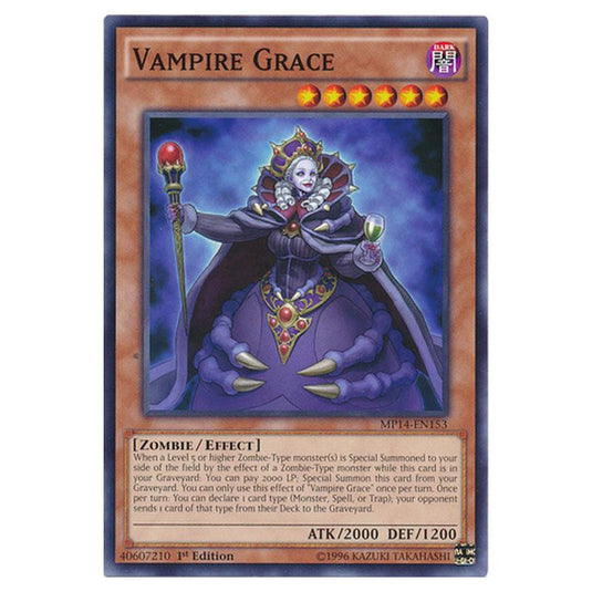 Yu-Gi-Oh! - 2014 Mega-Tin Mega Pack - Vampire Grace (Common) MP14-EN153