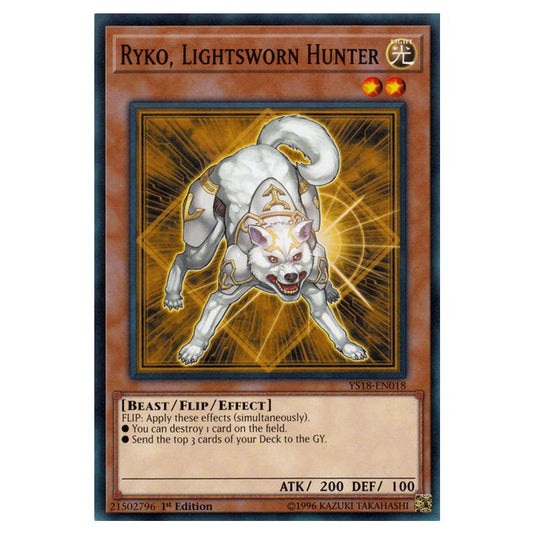 Yu-Gi-Oh! - Starter Deck - Codebreaker - Ryko, Lightsworn Hunter (Common) YS18-EN018