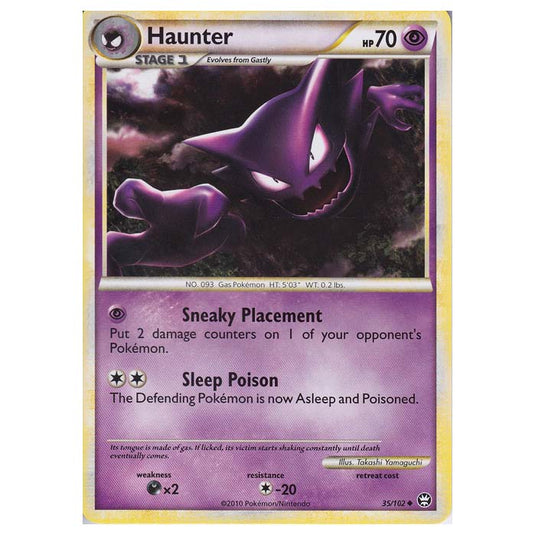 Pokemon - HGSS - Triumphant - Haunter 35/102