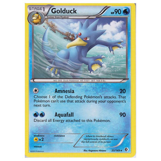 Pokemon - Black & White - Boundaries Crossed - Golduck 35/149