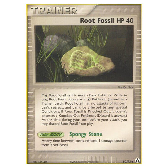Pokemon - EX Legend Maker - Root Fossil - 80/92